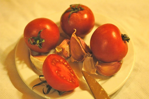 tomato for the bread